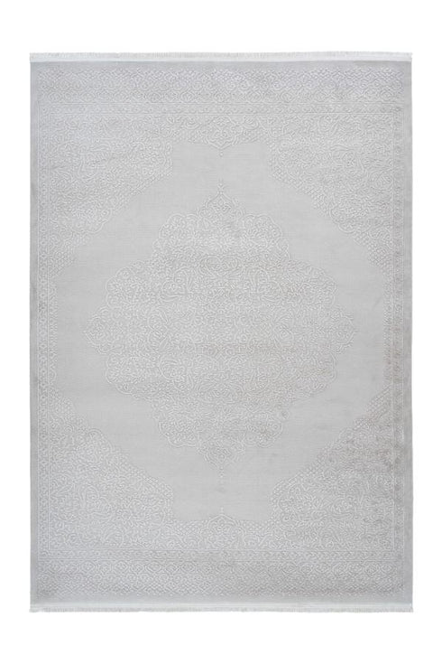 Pierre Cardin - Triomphe 500 Silver Rug with Centre Medallion - ADORE RUGS and FLOORING